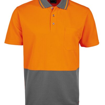 JB's Adults and Kids Hi Vis Non Cuff Traditional Polo Thumbnail