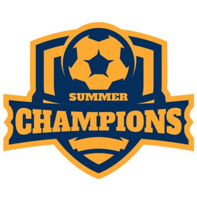 Champions Summer Soccer logo template Thumbnail