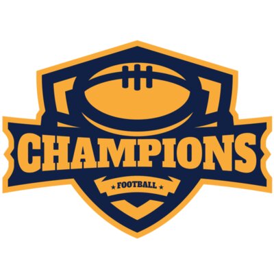 Champions Football logo template Thumbnail