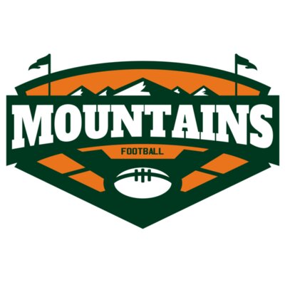 Mountains Football logo template 02 Thumbnail