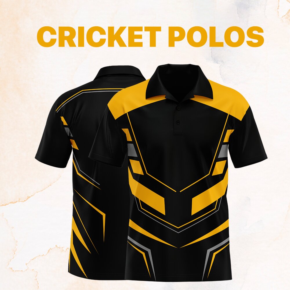 MIC Custom Printed Polos for Cricket Thumbnail