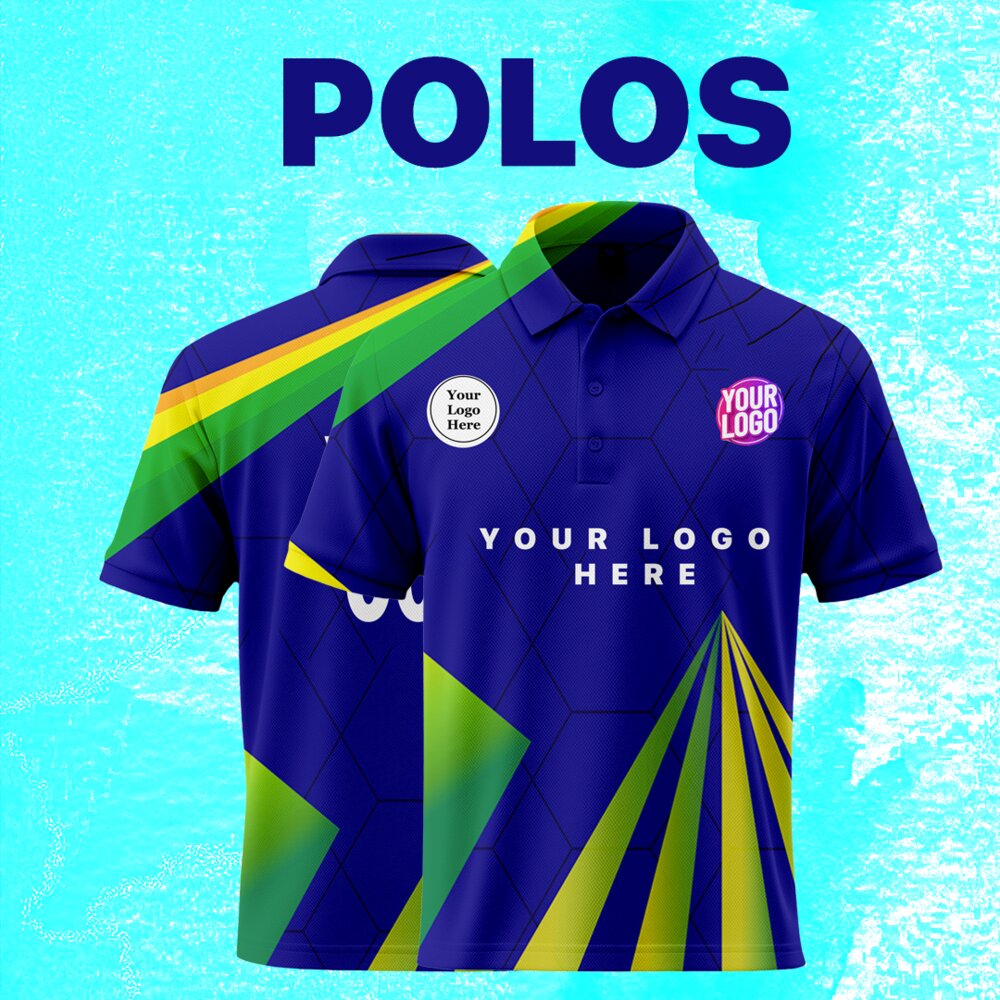 Cool Custom Print Cricket Polos Thumbnail