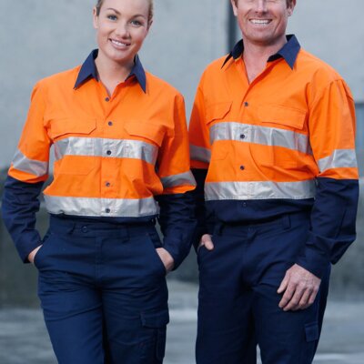 SW69 RIP-STOP LONG SLEEVE SAFETY SHIRT Thumbnail