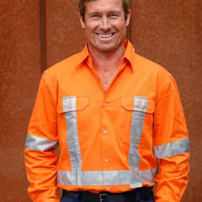 SW56 COTTON DRILL SAFETY SHIRT Thumbnail