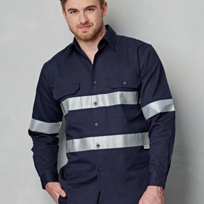 WT04HV COTTON DRILL WORK SHIRT Thumbnail