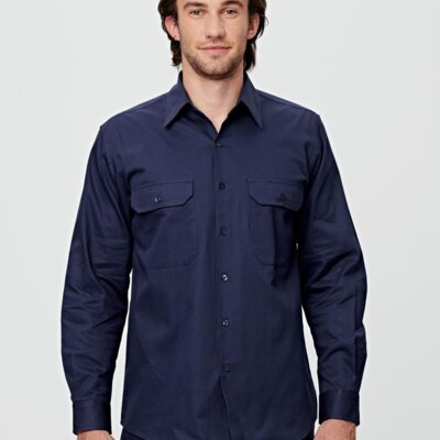 WT04 COTTON DRILL WORK SHIRT Thumbnail