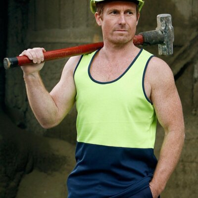 SW15 Hi-Vis SAFETY SINGLET Thumbnail