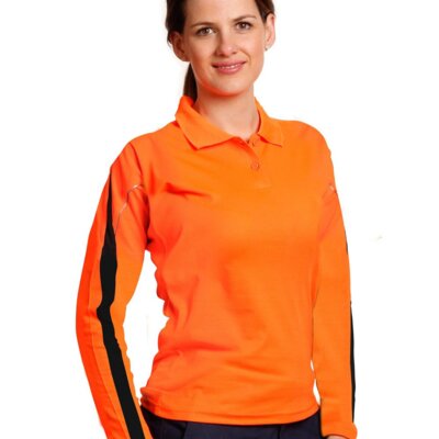 SW34A HI-VIS LEGEND LONG SLEEVE POLO Ladies' Thumbnail