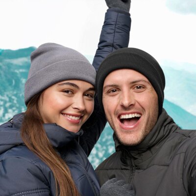 CH61 ROLL UP rPET KNIT BEANIE Thumbnail