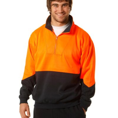 SW13A HI-VIS LONG SLEEVE FLEECE SWEAT Thumbnail