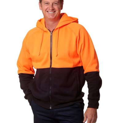 SW24 HI-VIS TWO TONE FLEECE HOODIE Thumbnail