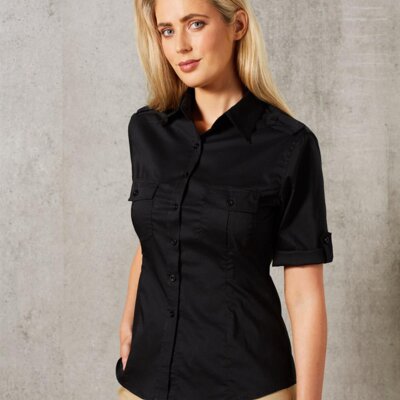 M8911 Women's Short Sleeve Military Shirt Thumbnail