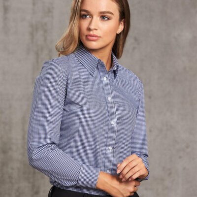 M8320L Ladies’ Multi-Tone Check Long Sleeve Shirt Thumbnail