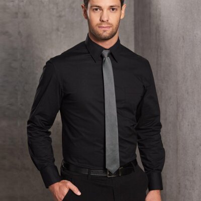 M7020L Men's Cotton/Poly Stretch Long Sleeve Shirt Thumbnail