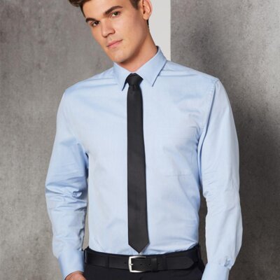 M7005L Men's Pinpoint Oxford Long Sleeve Shirt Thumbnail