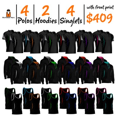 10 PACK DEAL WITH FRONT LOGO PRINTED Thumbnail