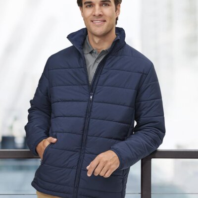 JK59 MENS SUSTAINABLE INSULATED PUFFER JACKET (3D CUT) Thumbnail