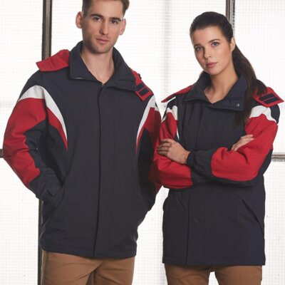 JK28 BATHURST Tri-colour Jacket With Hood Unisex Thumbnail