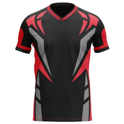 V Neck Soccer Jersey Design 7 Thumbnail