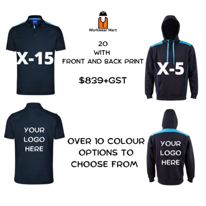 20 Pack with Front and Back Print Thumbnail