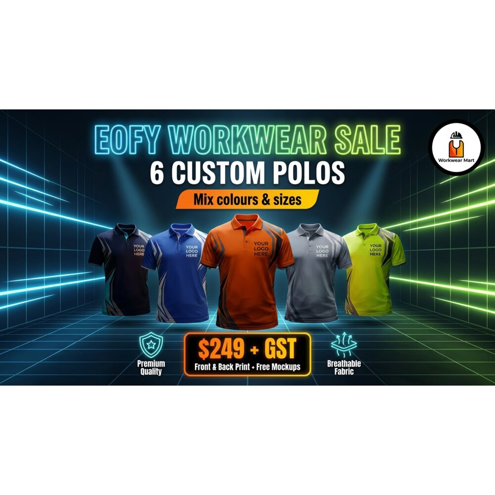 6 Custom Active Sport's Polos With Front And Back Print Deal| Mens | Women's | Kids Thumbnail